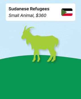 Qurban to Sudanese Refugees (Small Animal)